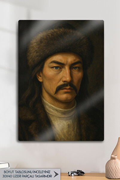 DekorHane Metal Print - Attila Atilla Hun Emperor Turkish History Portrait Pa...