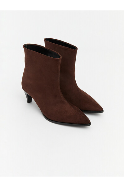 LC Waikiki Vizyon New Season Suede Look Women's Heeled Boots