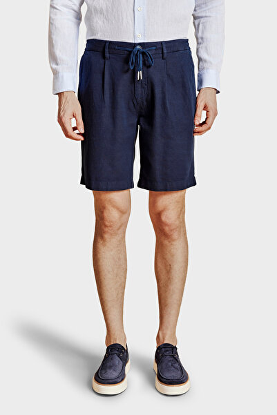 BROOKS BROTHERS Σορτς με κορδόνια από βαμβάκι και λινό ανδρικό ΣΟΡΤΣ BBSS26MS...
