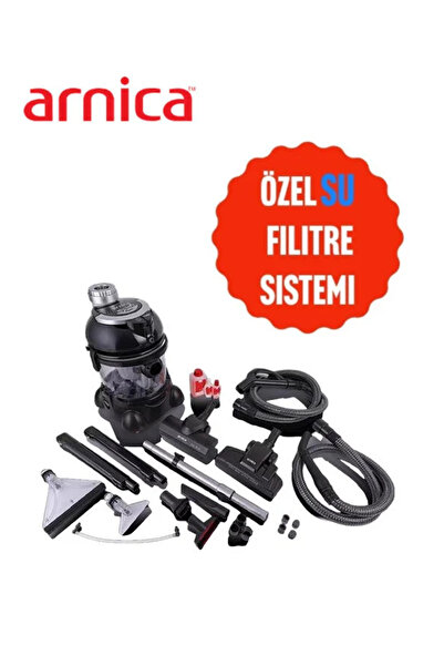 Arnica Rain Plus Çift Tank Sistemi Ve Uzun Kablolu Su Filtreli Torbasız Süpür...