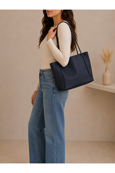 muraystore Minimal Tasarım Büyük Hacimli Günlük Kadın Omuz çantası