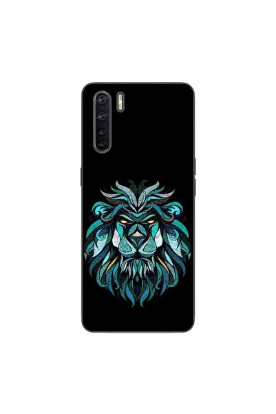 OEM Husa compatibila cu Oppo A91 Silicon Gel Tpu Model Abstract Lion