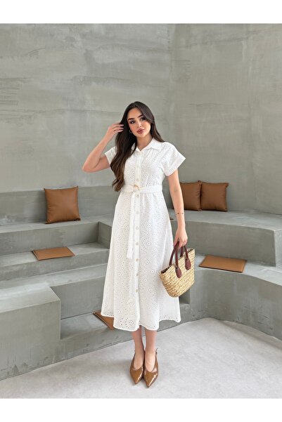 Aryesa butik elbıse kemerkı brode