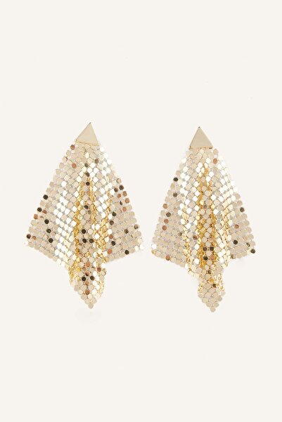 DeFacto Women's Gold Color Earrings H8634Axns