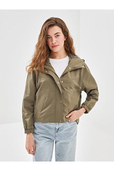 LC Waikiki Hooded Oversize Women's Raincoat