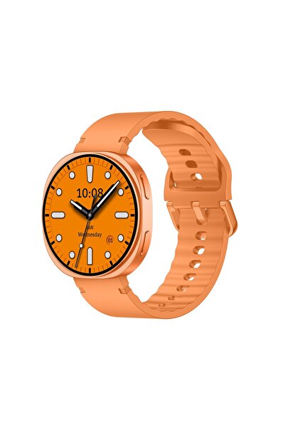 Bix TSW3 42mm Ultra İnce 1.32 inç AMOLED Ekran Bluetooth Aramalı Metal Çerçev...