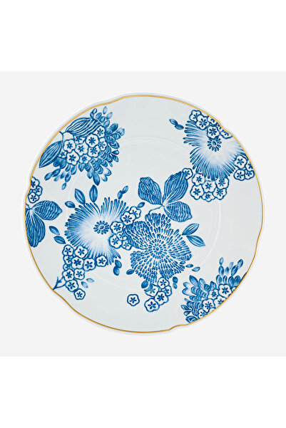 Vista Alegre Coralina by Oscar De La Renta Blue Porcelain Supla 33 cm