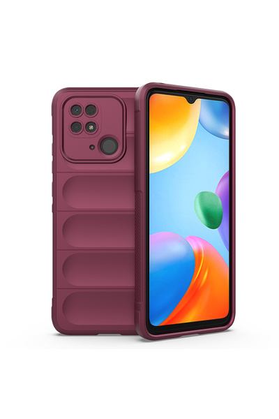OEM Θήκη Τηλεφώνου Magic Shield Αντικραδασμική για XIAOMI REDMI 10C Κρασσί Κό...