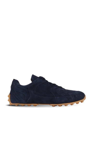 BUENO Navy Blue Suede Men's Casual Shoes