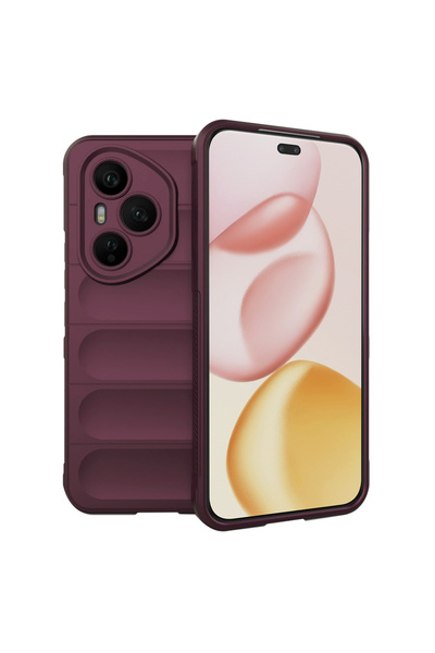 Techsuit Husa pentru Honor 400 Pro, Magic Shield, protectie antisoc, bordo