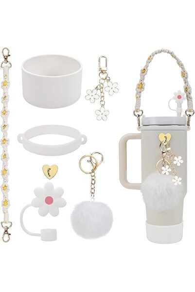 Other Stanley Cup Accessory Set, Water Bottle Handle Strap, Silicone Straw Co...