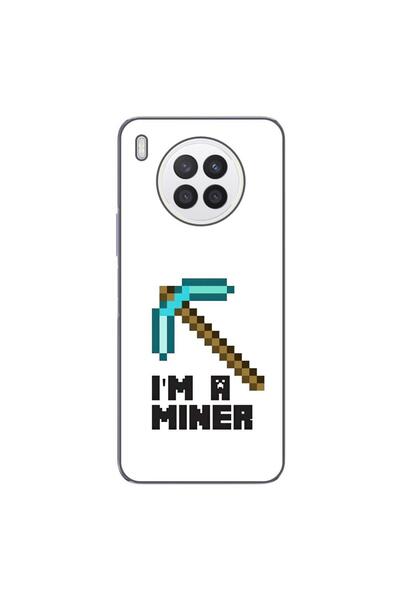 OEM Husa compatibila cu Huawei Nova 8i Silicon Gel Tpu Model Minecraft Miner