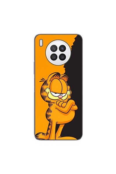 OEM Husa compatibila cu Huawei Nova 8i Silicon Gel Tpu Model Garfield Black a...