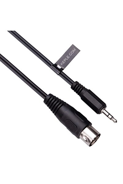 Keple Cablu audio 5-DIN MIDI la mufă AUX TRS de 3,5 mm, mufă stereo cu 5 pini...