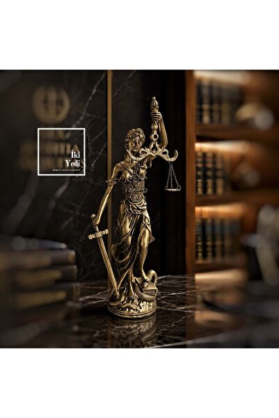 İki Yedi Konsept Adalet Tanrıçası Themis Heykeli, 43 cm Lady Justice Biblo, H...