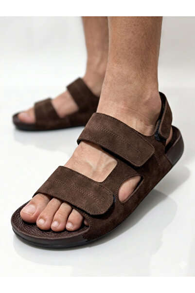Look Life Muške letnje ortopedske sandale sa anatomskim đonom, čvrstim čičak ...
