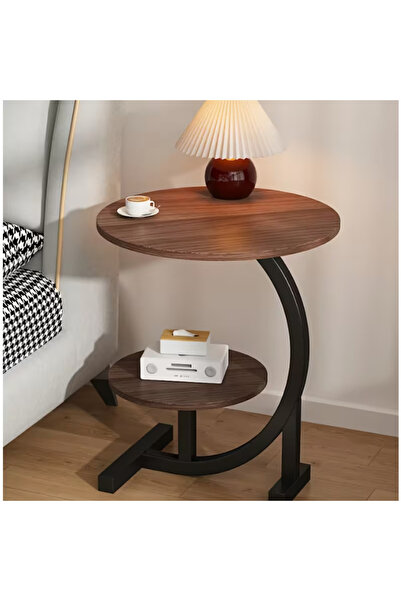 Herum Măsuță de cafea rotundă, 2 blaturi din MDF, dimensiuni diferite, pentru...