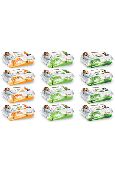 Babysoft Șervețele umede cu arome asortate, 120 bucăți x 12 pachete (1440 șer...