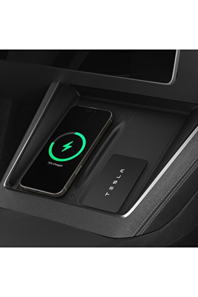 Spigen Tesla Model Y (2026) / (2025) Juniper ile Uyumlu Kablosuz Şarj Pedi Ko...