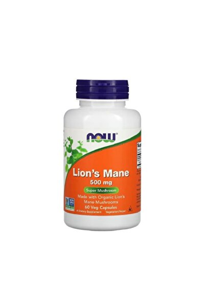 Now Foods Lion's Mane, 500mg 60 capsule vegetale -