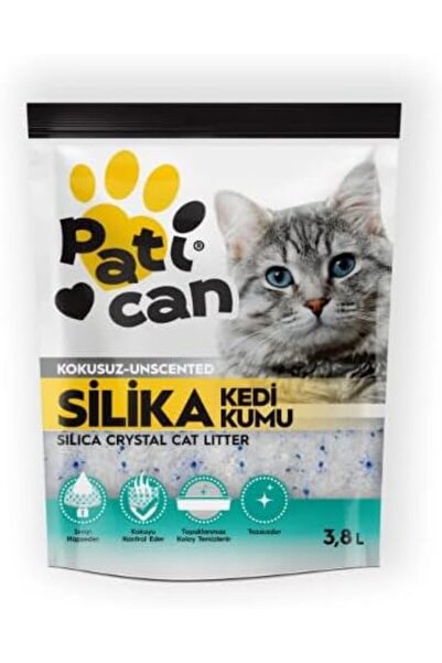 Yıldızan Srdshop Pati̇can 3 Pieces Silica Crystal Cat Sand 3.8 Lt 1249128