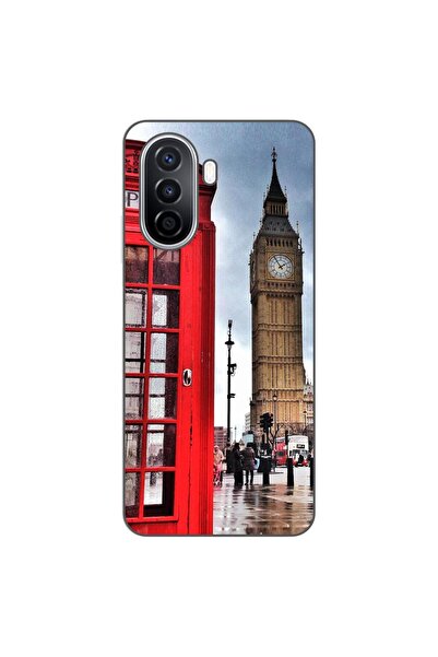 OEM Θήκη συμβατή με Huawei Nova Y70 Σιλικόνης Τζελ TPU Μοντέλο Λονδίνο
