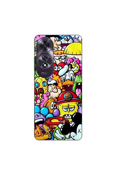 OEM Husa compatibila cu Oppo A60 4G Silicon Gel Tpu Model Pop Art Cartoons