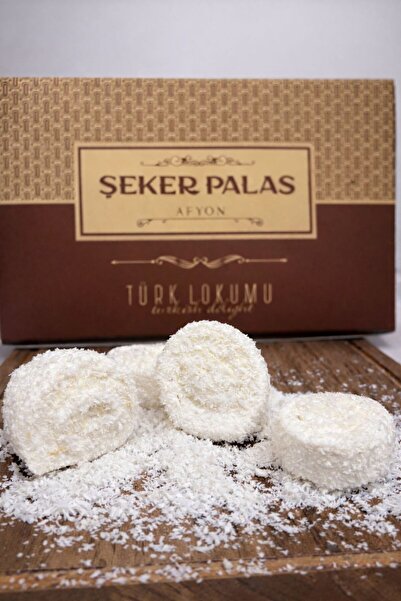 ŞEKER PALAS AFYON Coğrafi İşaretli Afyon Kaymaklı Lokum 1 kg Hakiki Manda Kay...