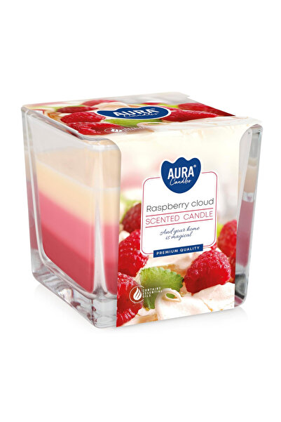 aura candles Lumanare Parfumata Raspberry cloud, 170 g