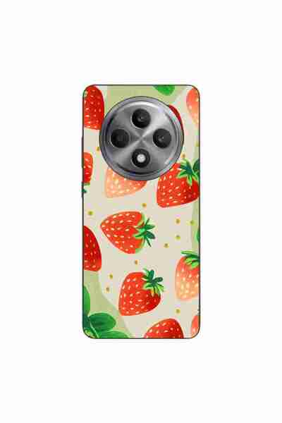 OEM Husa compatibila cu Oppo Reno12 FS Silicon Gel Tpu Model Capsuni Pattern