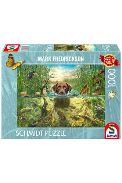 Schmidt Spiele Puzzle PQ 1000 Mark Fredrickson Psia kƒÖpiel G3