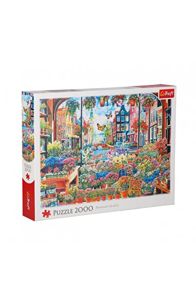 Trefl PUZZLE 2000 Florărie din Amsterdam 27128