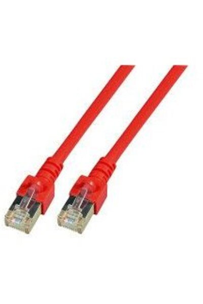 EFB Cablu patch RJ45 SF/UTP Cat.5e PVC CCA 10.00m roșu