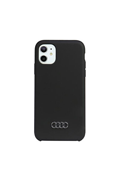 Audi Husă de silicon iPhone 11 / Xr 6.1 " negru/black carcasă rigidă AU-LSRIP...
