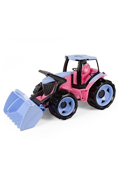 Lena ticaret Tractorul Pojazd z ≈Çy≈ºkƒÖ în cutie 62 cm, r√≥≈ºowy