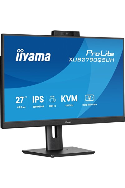 IIYAMA ProLite XUB2790QSUH-B2 - 100Hz | QHD | IPS | 27" | Kamerka