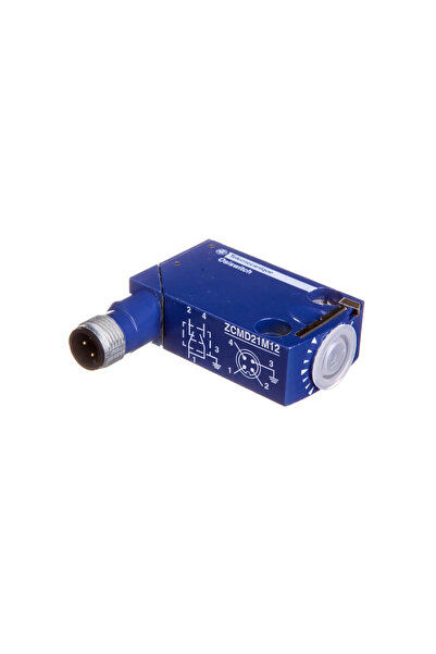 SCHNEIDER Korpus ≈ÇƒÖcznika kra≈Ñcowego 1P migowy metal M12 4 pini ZCMD21M12
