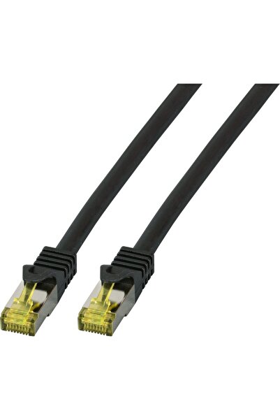 EFB Elektronik EFB Cablu patch RJ45 S/FTP Cat.6A LSZH Cat.7 Rohk. 1,50m schw