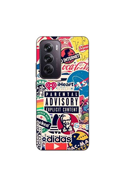 OEM Husa compatibila cu Oppo Reno12 Pro Silicon Gel Tpu Model Pop Art Brands