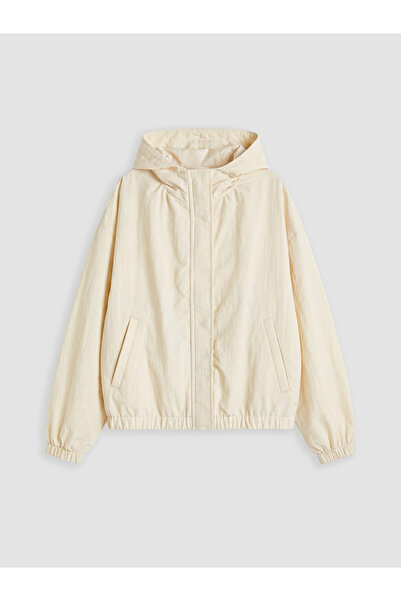 LC Waikiki Rmz Gi̇yi̇m Farkiyla Hooded Girls' Jacket