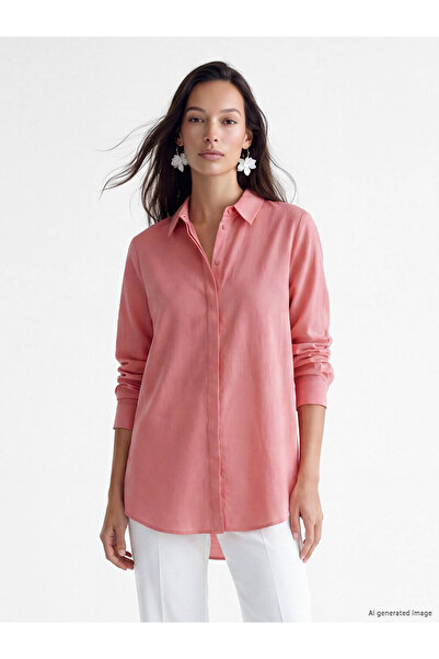 LC Waikiki Pink Women's Shirt Tunic