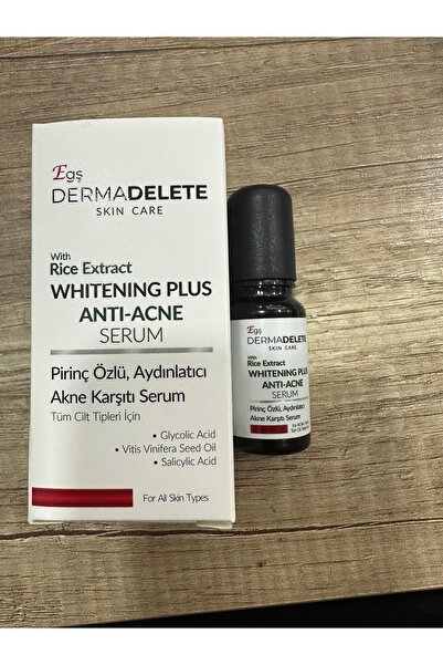 Egş DERMA delete AKNE KARŞITI SERUM (akne karşıtı akne lekeleri aydınlatıcı)