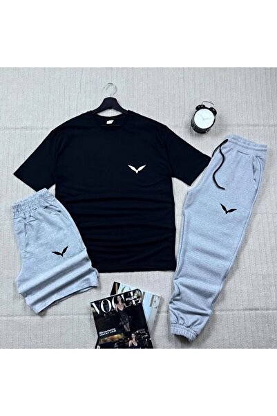 orwen life est. 2022 Men Women Unisex Oversize 3-Piece Set T-Shirt Shorts Swe...