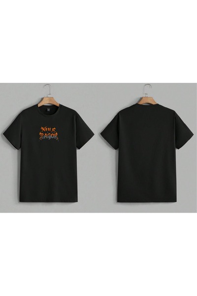 EFEVRA Nule Bagor Flame Printed Oversized T-Shirt