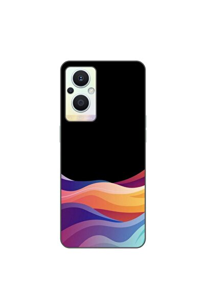 OEM Husa compatibila cu Oppo Reno7 Lite Silicon Gel Tpu Model Neon Waves