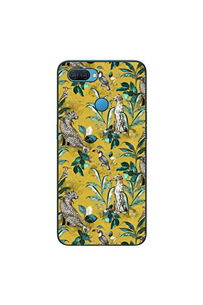OEM Husa compatibila cu Oppo A12 Silicon Gel Tpu Model Yellow Jungle Pattern