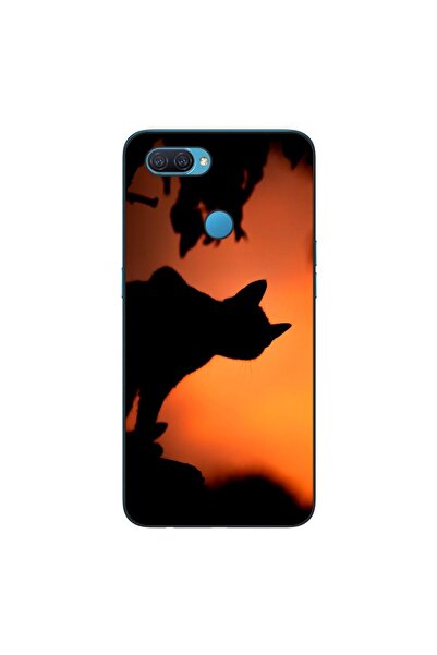 OEM Husa compatibila cu Oppo A12 Silicon Gel Tpu Model Halloween Pisica Neagra