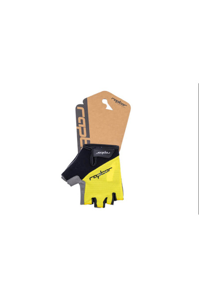 RAPTOR CIRTLI ELDİVEN SİYAH-SARI LARGE