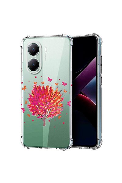 bestcase Противоударен калъф за Poco X7 Pro, Дърво с пеперуди, 1988230 AS 1846