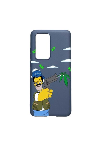 bestcase Husa Huawei P40, Narcos - Simpsons, rezistenta la uzura, anti-alunec...